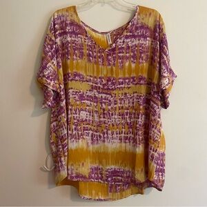 Yellow Blouse NWOT Zenana Outfitters 3XL